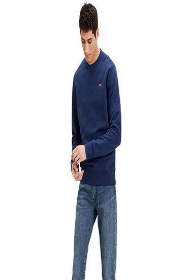 NON GRAPHIC SWEATSHIRT-NAVY BLAZER FRENCH TERRY